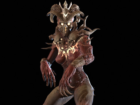 DemonBoss4 3D Модель