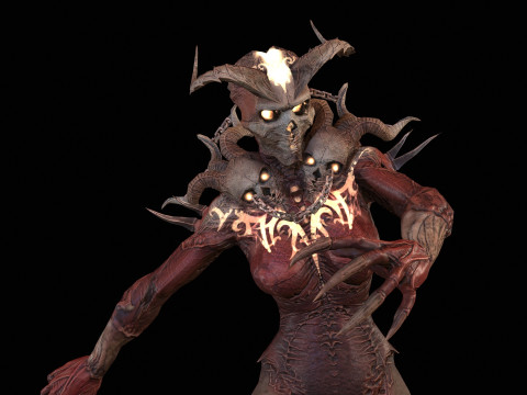 DemonBoss4 3D Модель