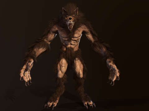 Werewolf 3D Model