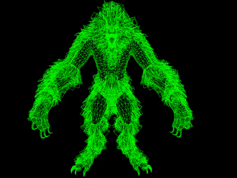 Werewolf 3D Model