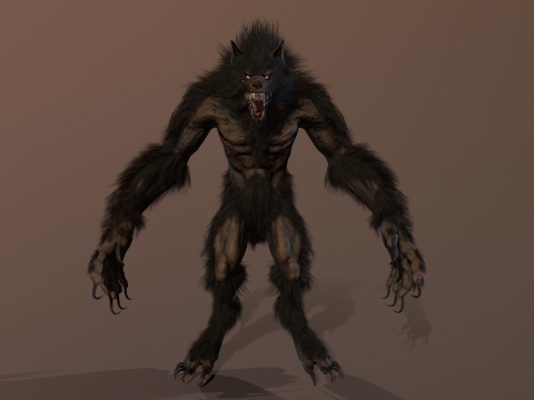 Werewolf 3D Model