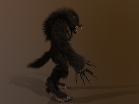 Werewolf 3D Model