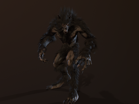 Werewolf 3D Model