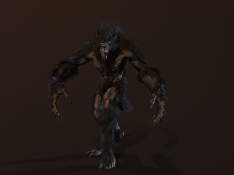 Werewolf 3D Model