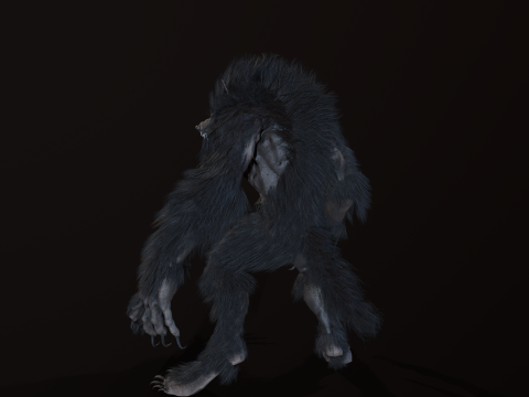 Werewolf 3D Model