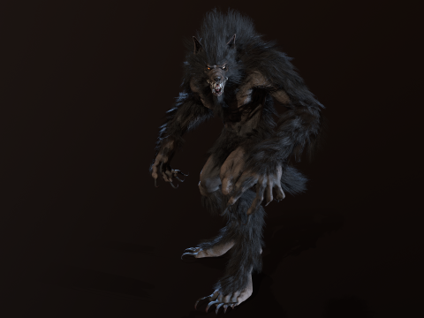 Werewolf 3D Model