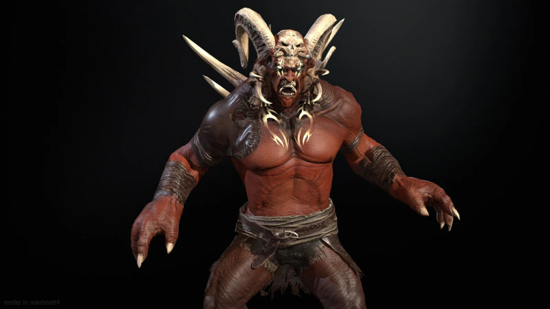 DemonBoss3 Modello 3D .c4d .max .obj .3ds .fbx .stl .blend