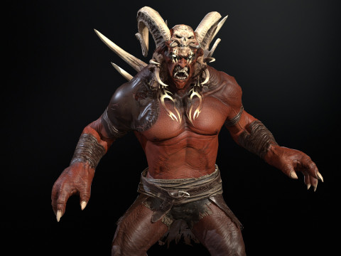 DemonBoss3 3Dモデル