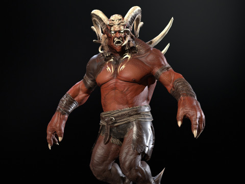 DemonBoss3 3D Modell