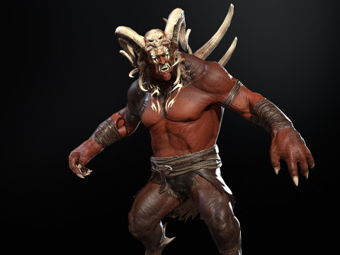 DemonBoss3 3D Modell