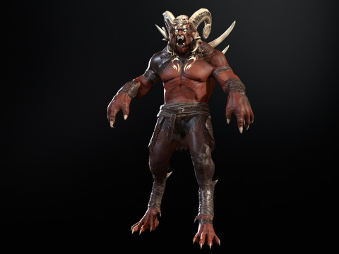 DemonBoss3 3D Modell