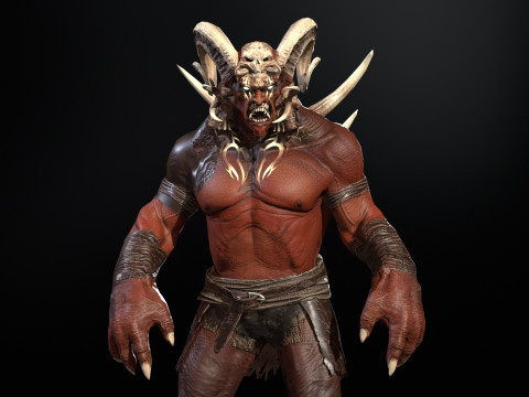 DemonBoss3 3D Modell