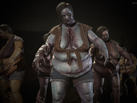 Urban Zombie7 3D Model