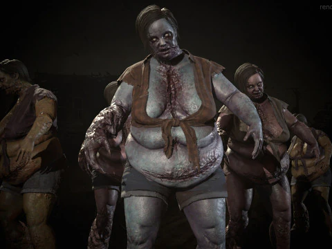 都市僵尸7 3D 模型