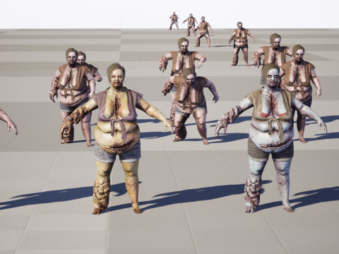 Urban Zombie7 3D Модель