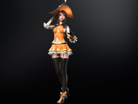 Witch2 3D Model
