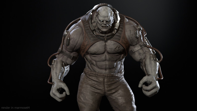 UrbanZombie6 3D Model .c4d .max .obj .3ds .fbx .stl .blend 