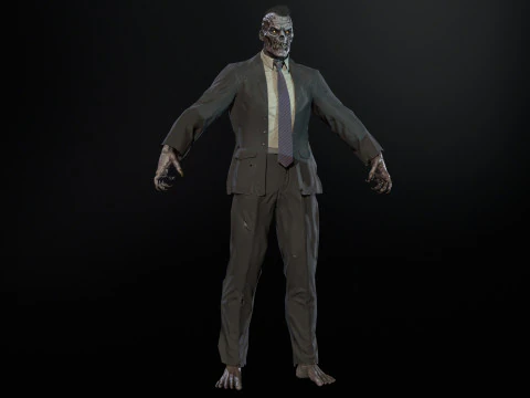 UrbanZombie5 3D Model