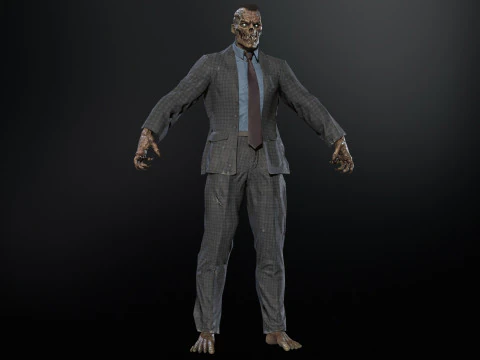 UrbanZombie5 3D Model