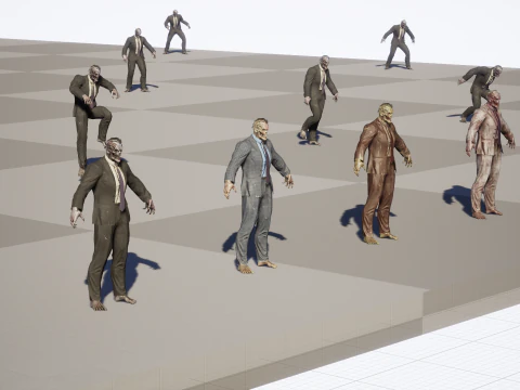 UrbanZombie5 3D Model