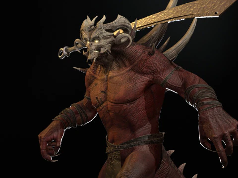 SuperDemon2 3D Model