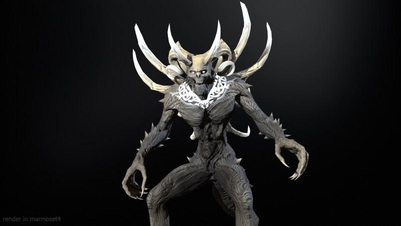 SuperDemon1 3Dモデル .c4d .max .obj .3ds .fbx .stl .blend 