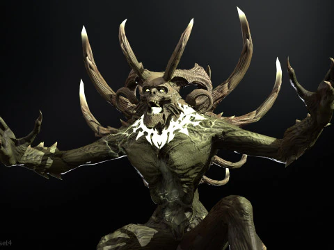 SuperDemone1 Modello 3D