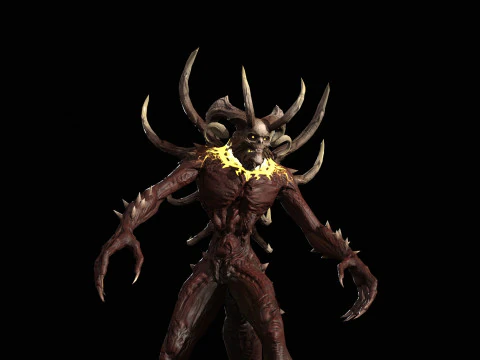 SuperDemone1 Modello 3D