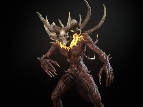 SuperDemone1 Modello 3D