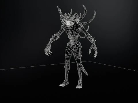 SuperDemone1 Modello 3D