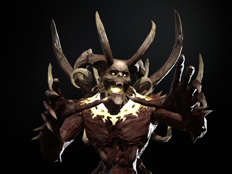 SuperDemon1 3Dモデル
