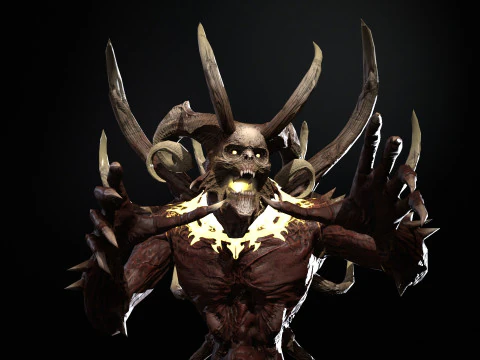 SuperDemone1 Modello 3D