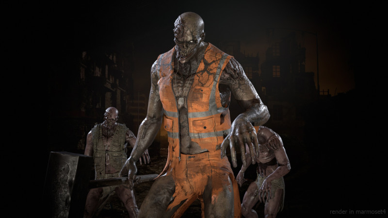 Urban zombie1 3D Model .c4d .max .obj .3ds .fbx .stl .blend 
