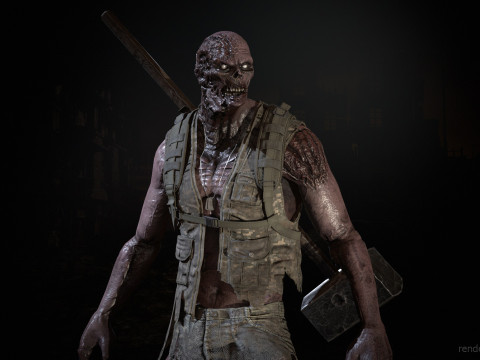 Urban zombie1 3D Model