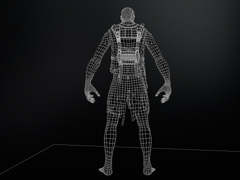 Urban zombie1 3D Model