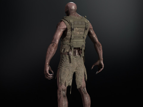 Urban zombie1 3D Model
