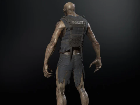 Urban zombie1 3D Model