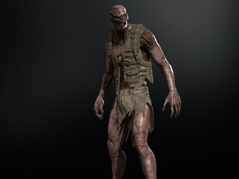 Urban zombie1 3D Model