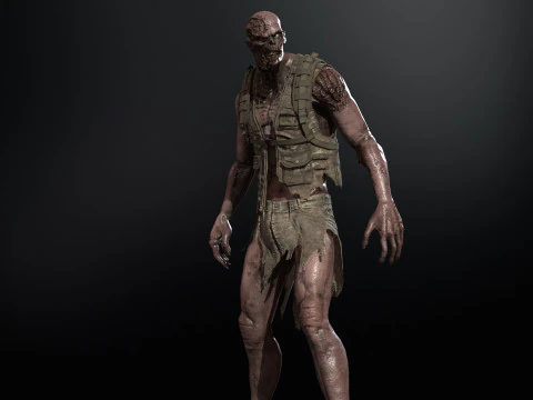 Urban zombie1 3D Model
