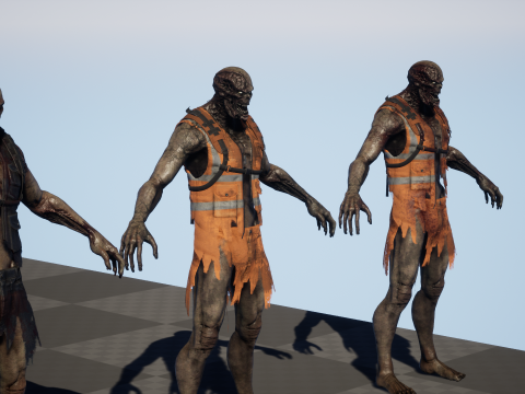 Urban zombie1 3D Model