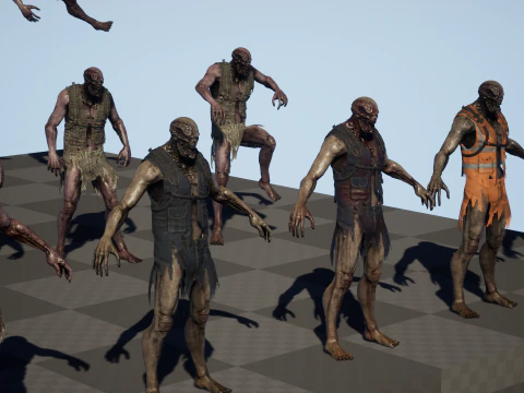 Urban zombie1 3D Model