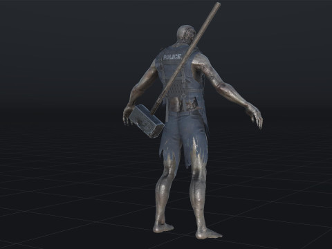 Urban zombie1 3D Model