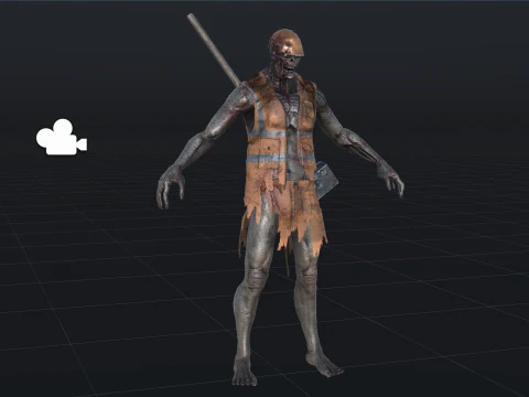 Urban zombie1 3D Model