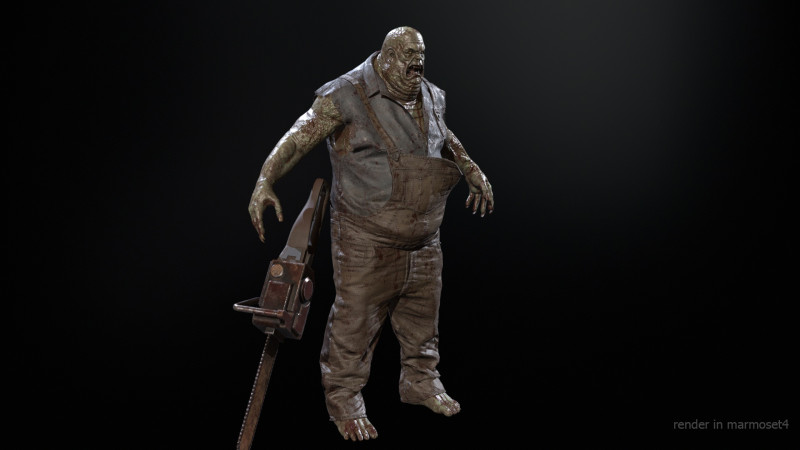 UrbanZombie2 3D 模型 .c4d .max .obj .3ds .fbx .stl .blend 