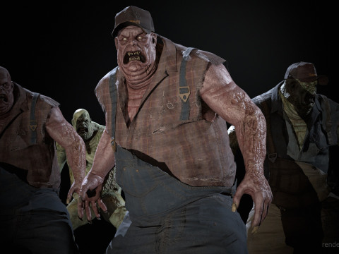 UrbanZombie2 3D 模型