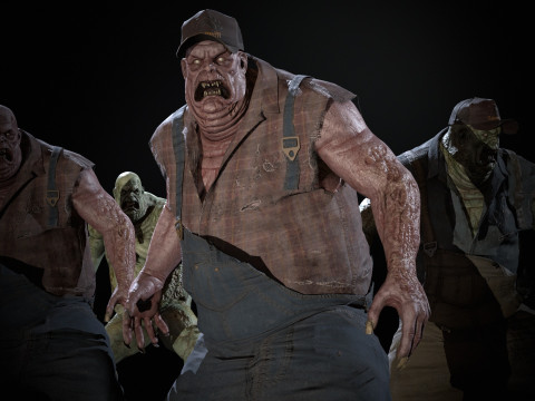UrbanZombie2 3D 模型