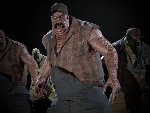 UrbanZombie2 3D Model