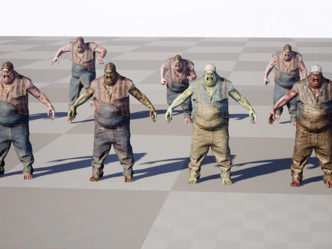UrbanZombie2 3D Model