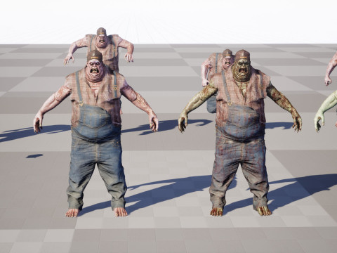 UrbanZombie2 3D 模型
