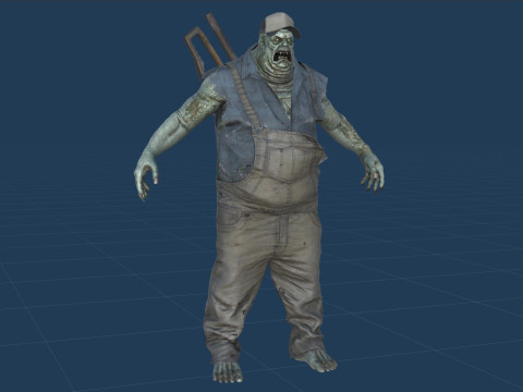 UrbanZombie2 3D 模型